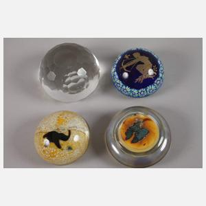 Kleine Paperweight-Sammlung