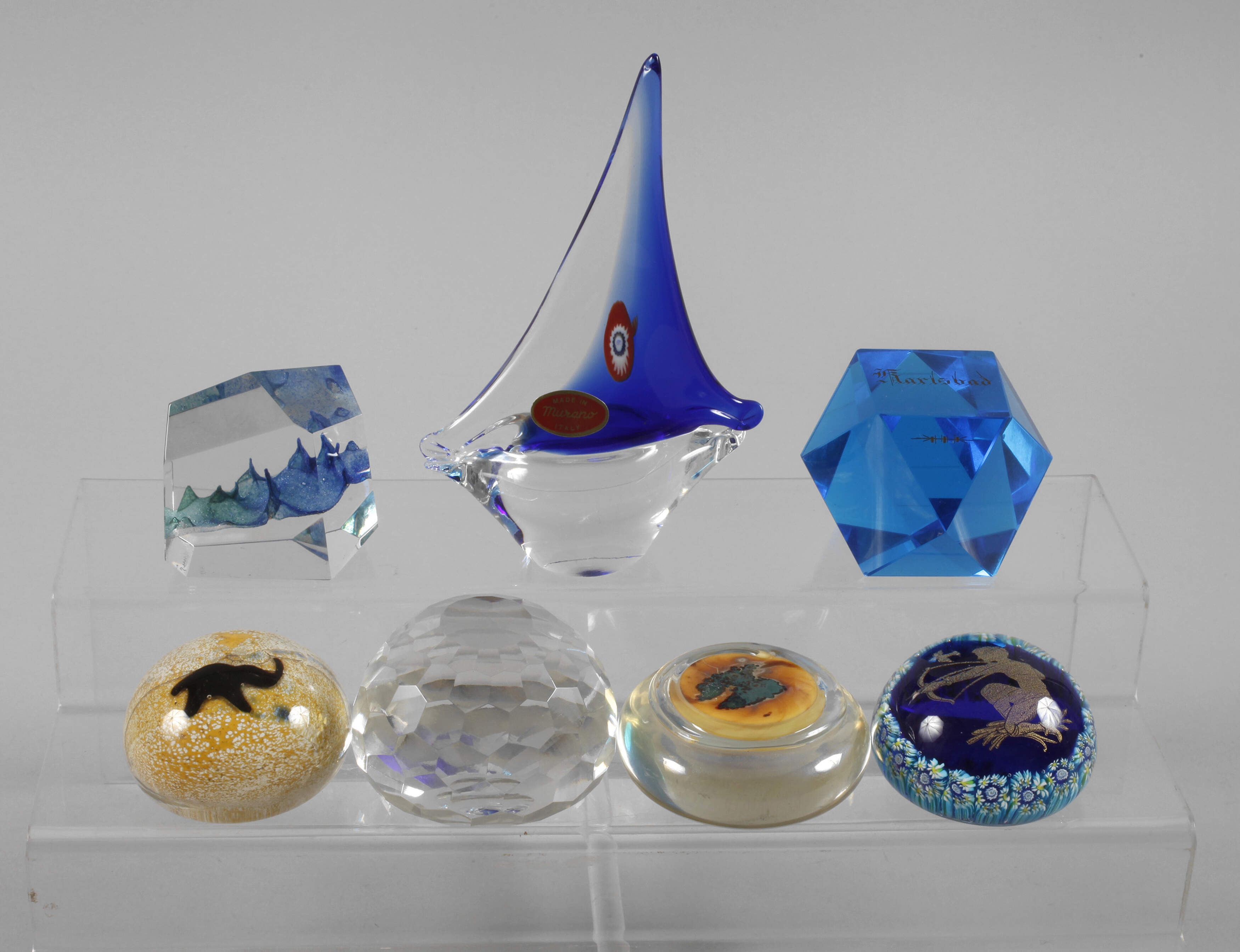 Kleine Paperweight-Sammlung