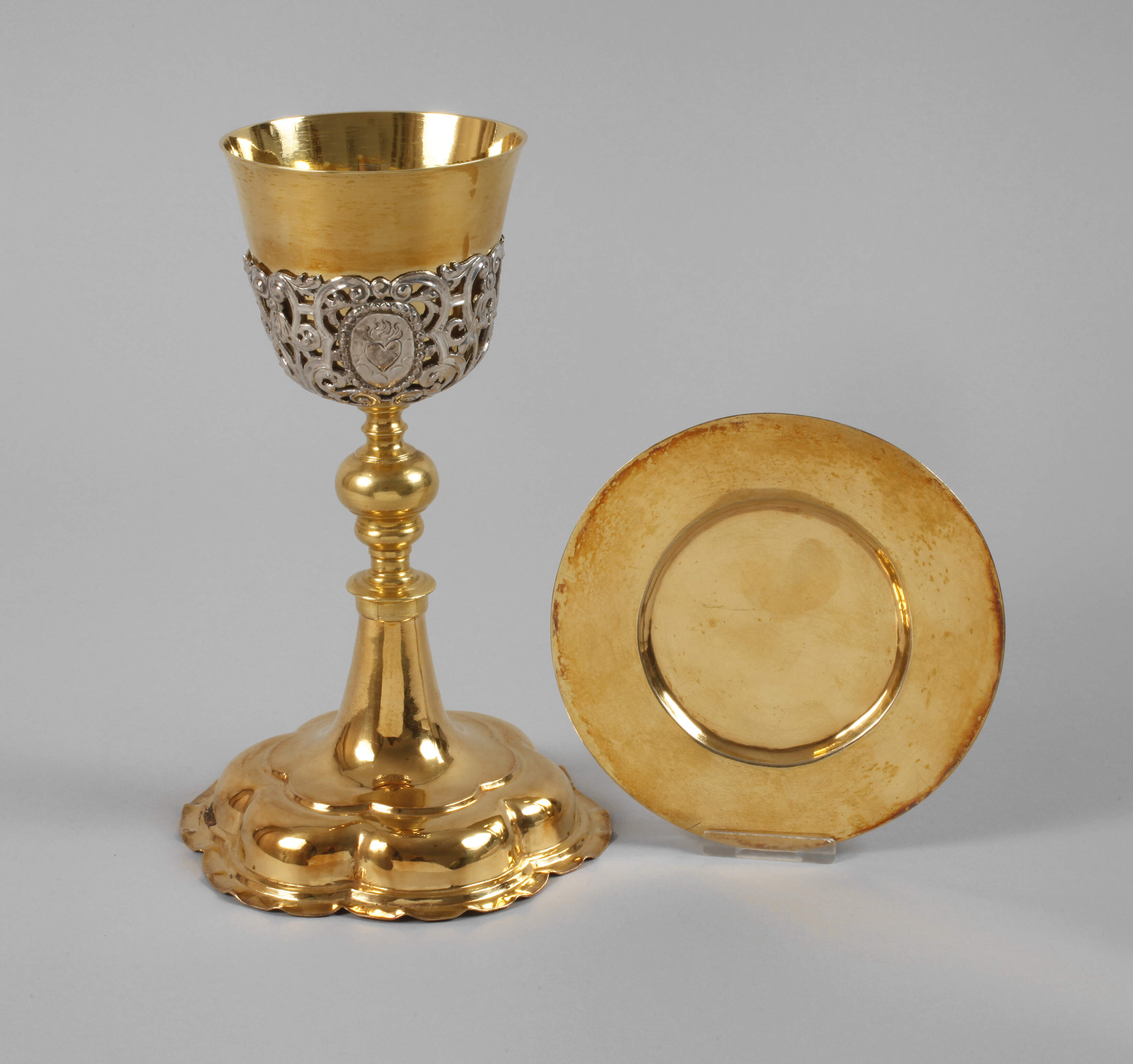 Augsburger Abendmahlskelch und Teller