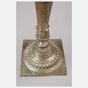 Silber Paar Biedermeierleuchter