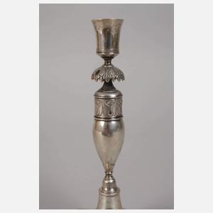 Klassizistischer Silberleuchter