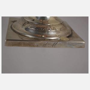 Klassizistischer Silberleuchter