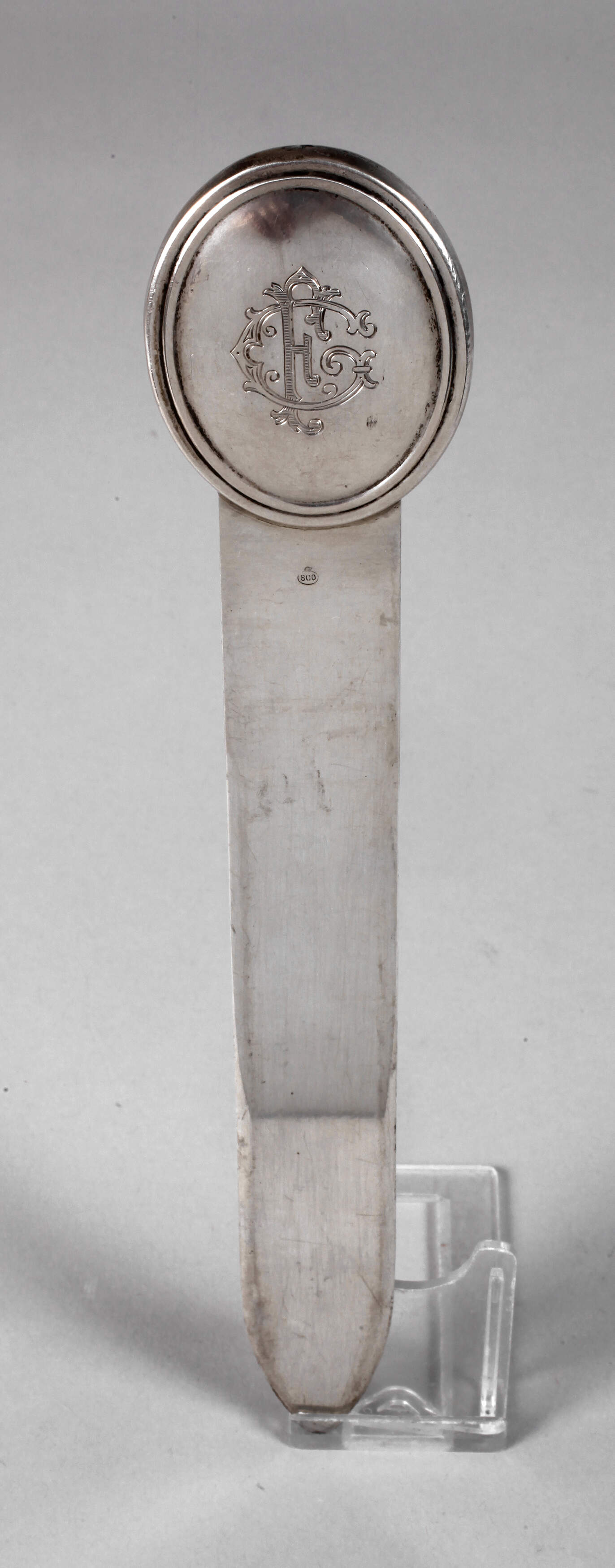 Silber Brieföffner mit Gravur