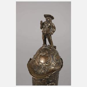 Karaffe mit Silbermontierung