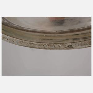 Karaffe mit Silbermontierung