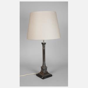Tischlampe Silber