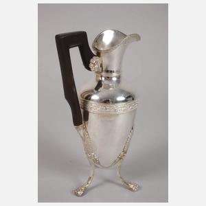 Silber Milchkanne im Empirestil