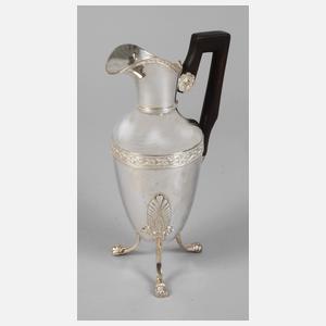 Silber Milchkanne im Empirestil