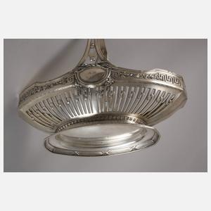 Silber Jardiniere mit Glaseinsatz