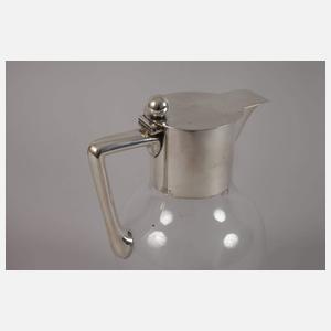 Schenkkanne mit Silbermontierung