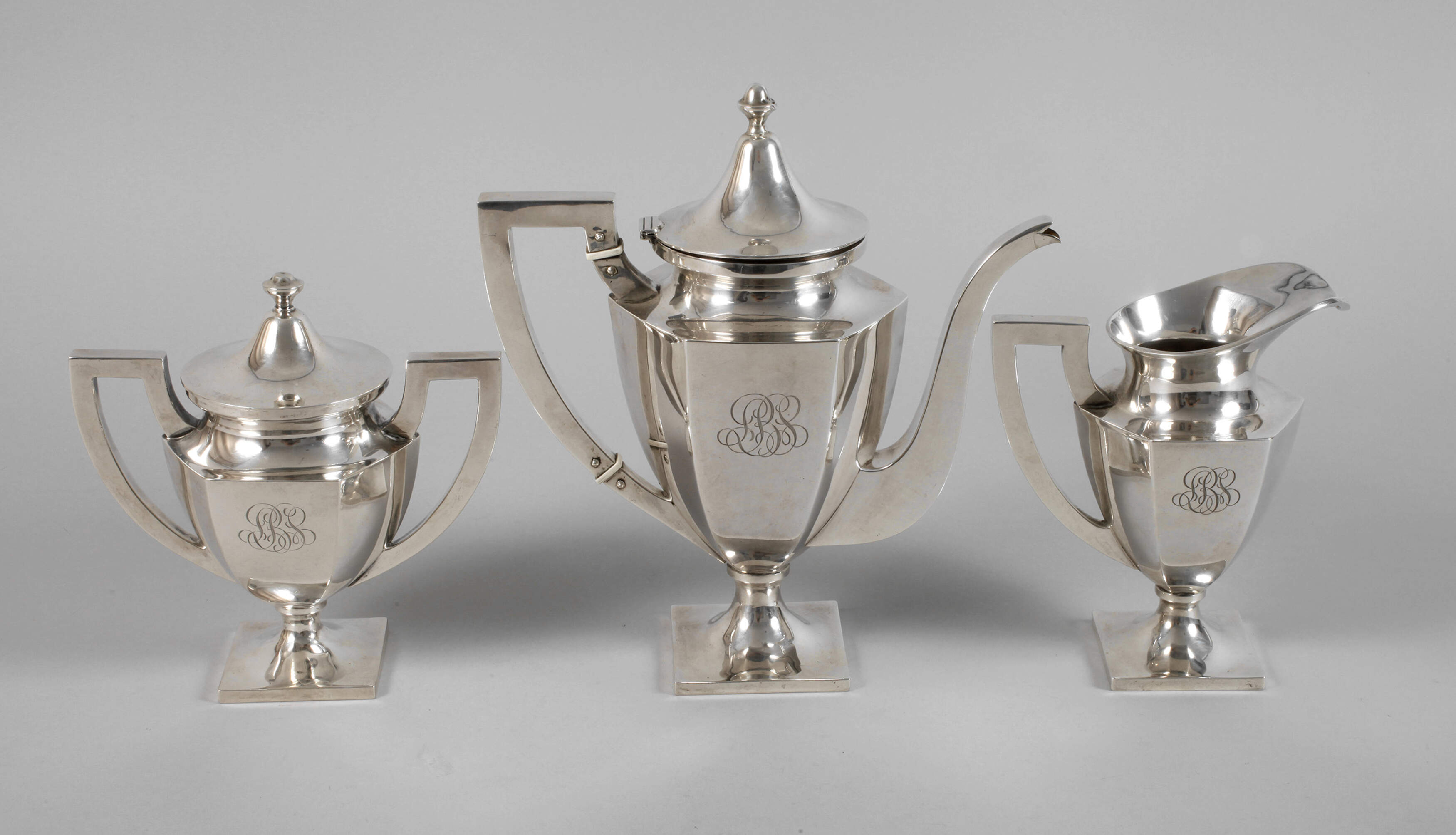 Silber Kernstück Art déco