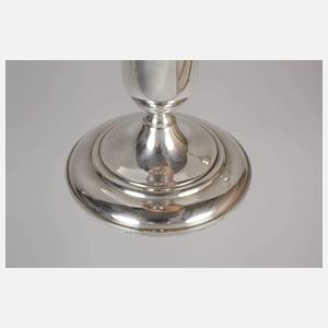 Paar Kerzenleuchter Silber Cartier