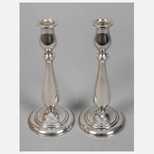 Paar Kerzenleuchter Silber Cartier