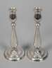 Paar Kerzenleuchter Silber Cartier