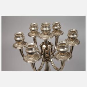 Silber großer siebenflammiger Kandelaber