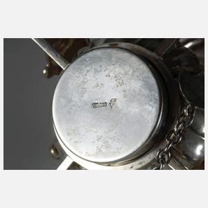 Silberkanne mit Rechaud