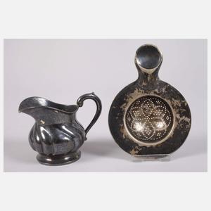 Silber Teeservice Barockform