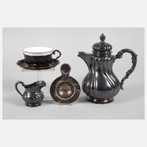 Silber Teeservice Barockform