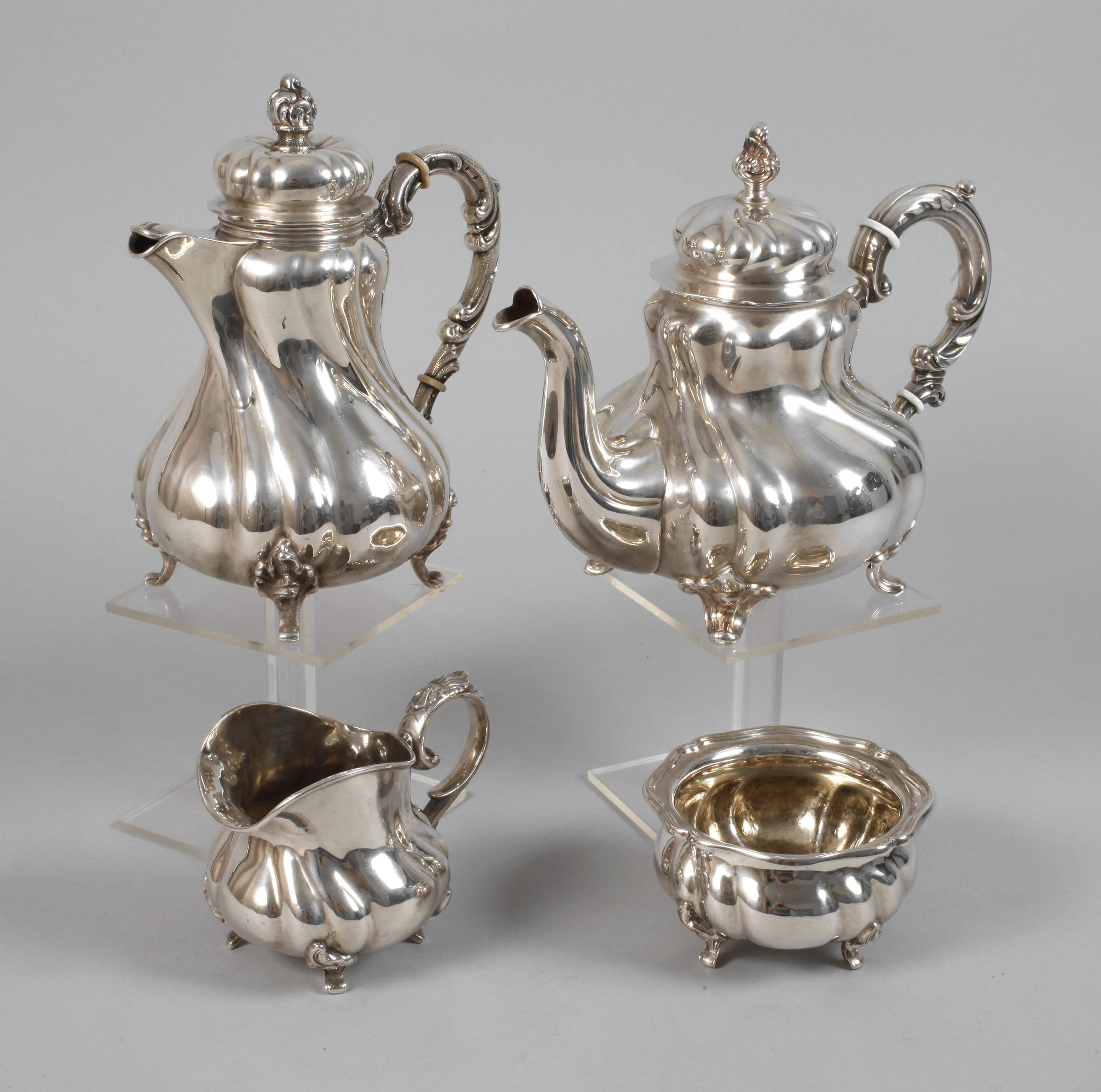 Kaffee-/Teeset Silber