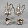 Kaffee-/Teeset Silber