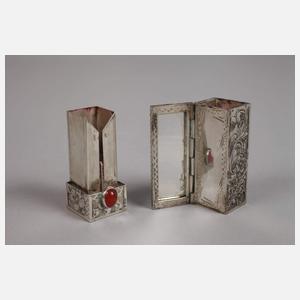 Silber Lippenstiftbehälter