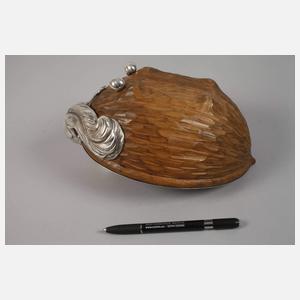 Schale mit Eichhörnchen Silber