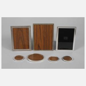 Silber sieben Fotorahmen