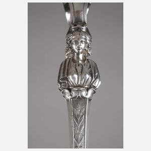 Zuckerzange Silber Empire