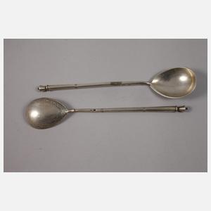 Sechs Silberlöffel Russland