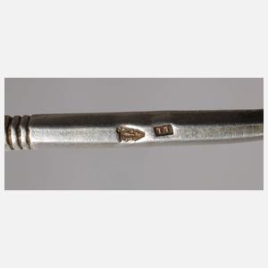 Sechs Silberlöffel Russland