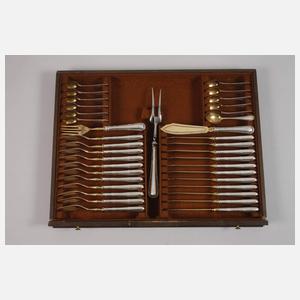 Großer Besteckkasten für 12 Personen