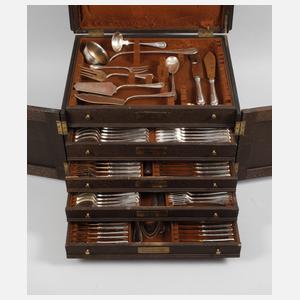 Großer Besteckkasten für 12 Personen