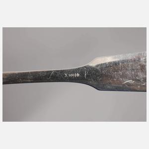 Silberbesteck Spatenmuster Neu für sechs Personen