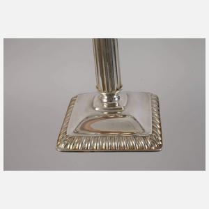 Silber dreiflammiger Kerzenleuchter