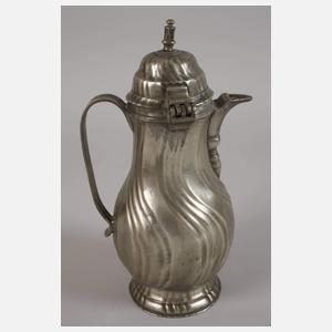 Barocke Birnenkanne Zinn