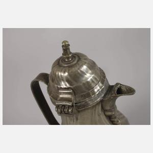 Barocke Birnenkanne Zinn