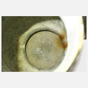 Barocke Birnenkanne Zinn