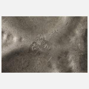 Zwei große Zinnteller Sachsen