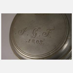 Walzenkrug Zinn Pirna