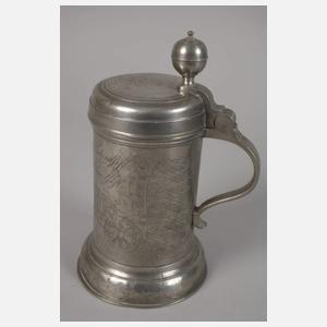 Zinnwalzenkrug zur Hochzeit