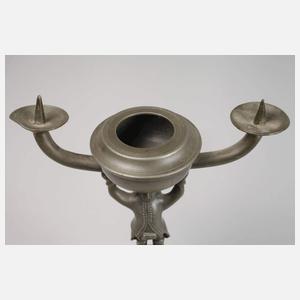 Bergmannsleuchter Zinn