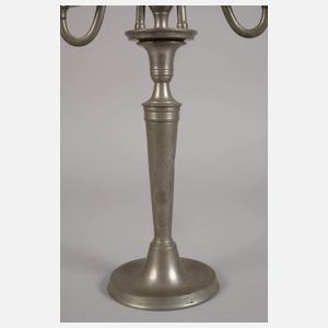Großer Kerzenleuchter Zinn