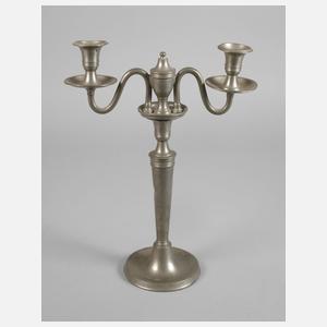 Großer Kerzenleuchter Zinn
