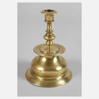 Glockenfußleuchter Messing111