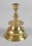 Glockenfußleuchter Messing