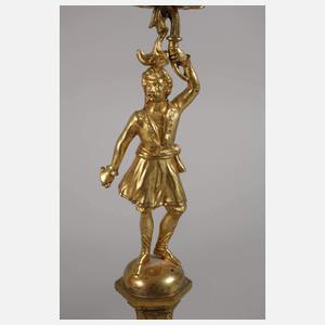 Paar prunkvolle Figurenleuchter