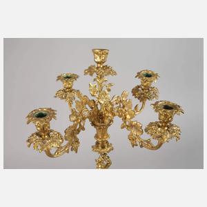 Paar prunkvolle Figurenleuchter