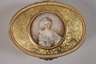 Frankreich Schmuckdose mit Damenportrait