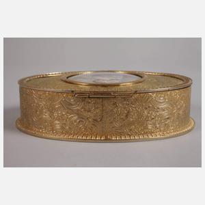 Frankreich Schmuckdose mit Damenportrait