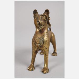 Öllampe in Form einer Aquamanile